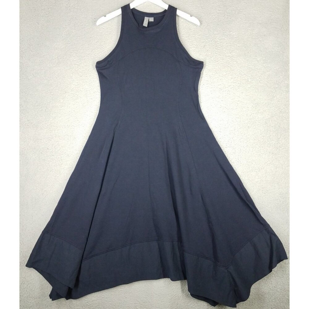 Sweaty Betty Drift Racer Dress Women's 12 Flared Skirt Active Comfort Midi Blue